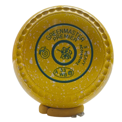 Greenmaster Premier Size 3 Lemon Sherbet - Gripped