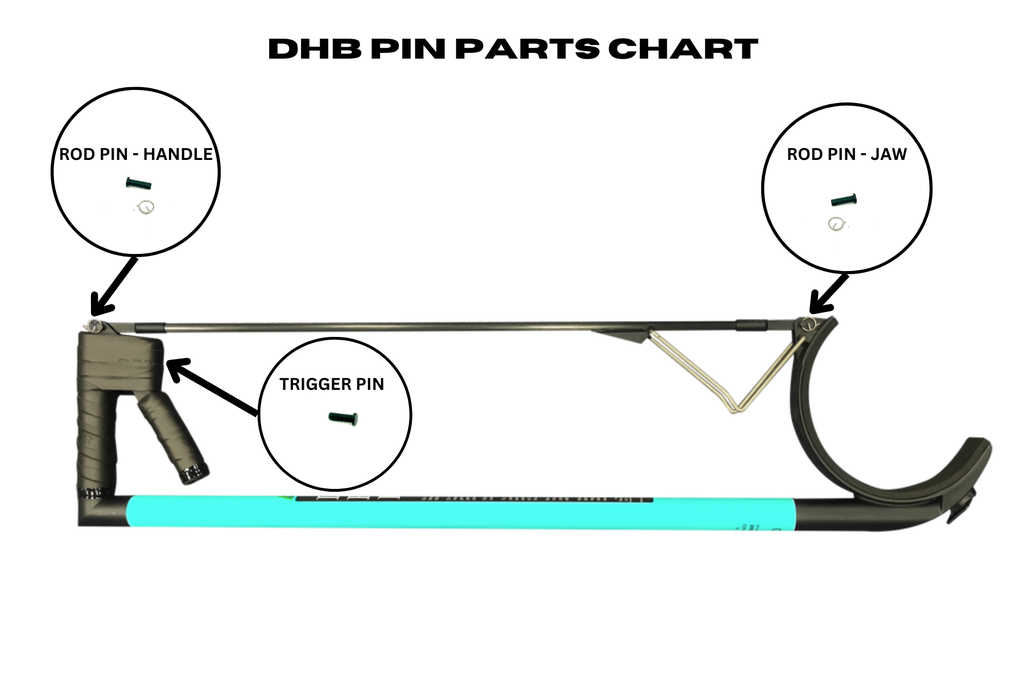 DHB Rod Pin & Clip - Handle end