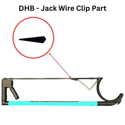 [696DHBZ Clip Nylon] Lawn Bowls Spare Jack Wire Clip for DHB Hacksaw