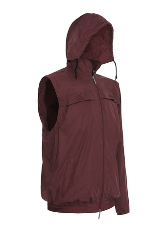 Fleece Lined Rain Jacket / Hoodie with Zip Off Sleeves